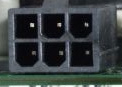 6 pin MiniFit Jr 5566-6E (45558) male photo and diagram